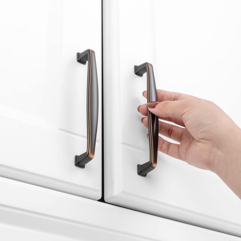 KOOFIZO 10 Pack 5 Inch Oil Rubbed Bronze Kitchen Cabinet Pulls Rubbed Bronze Cabinet Handles Bronze Cabinet Hardware for Kitchen Cabinets 1817 Drawer Dresser Cupboard Bedroom - Image 4